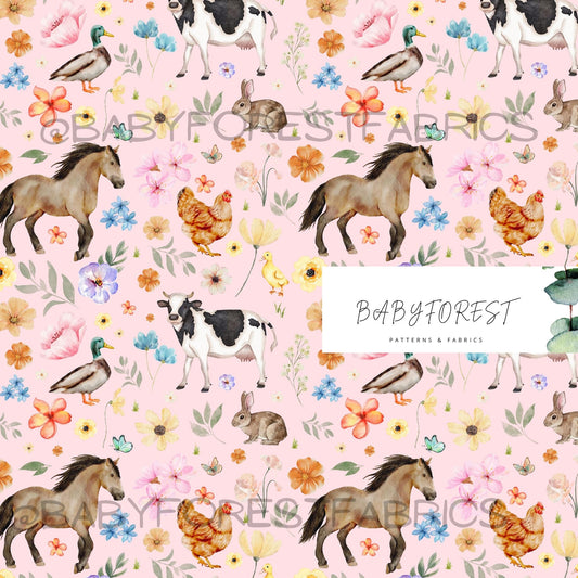 Floral farm pink