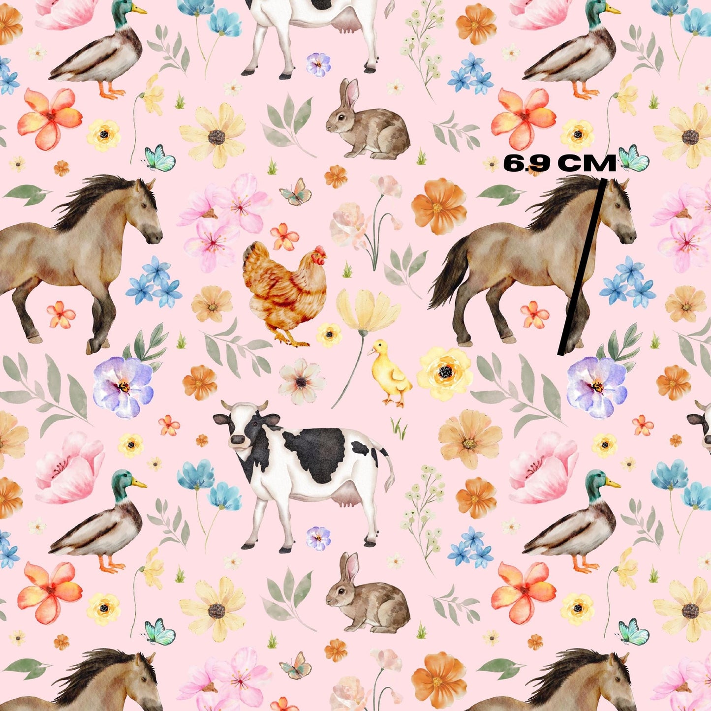 Floral farm pink