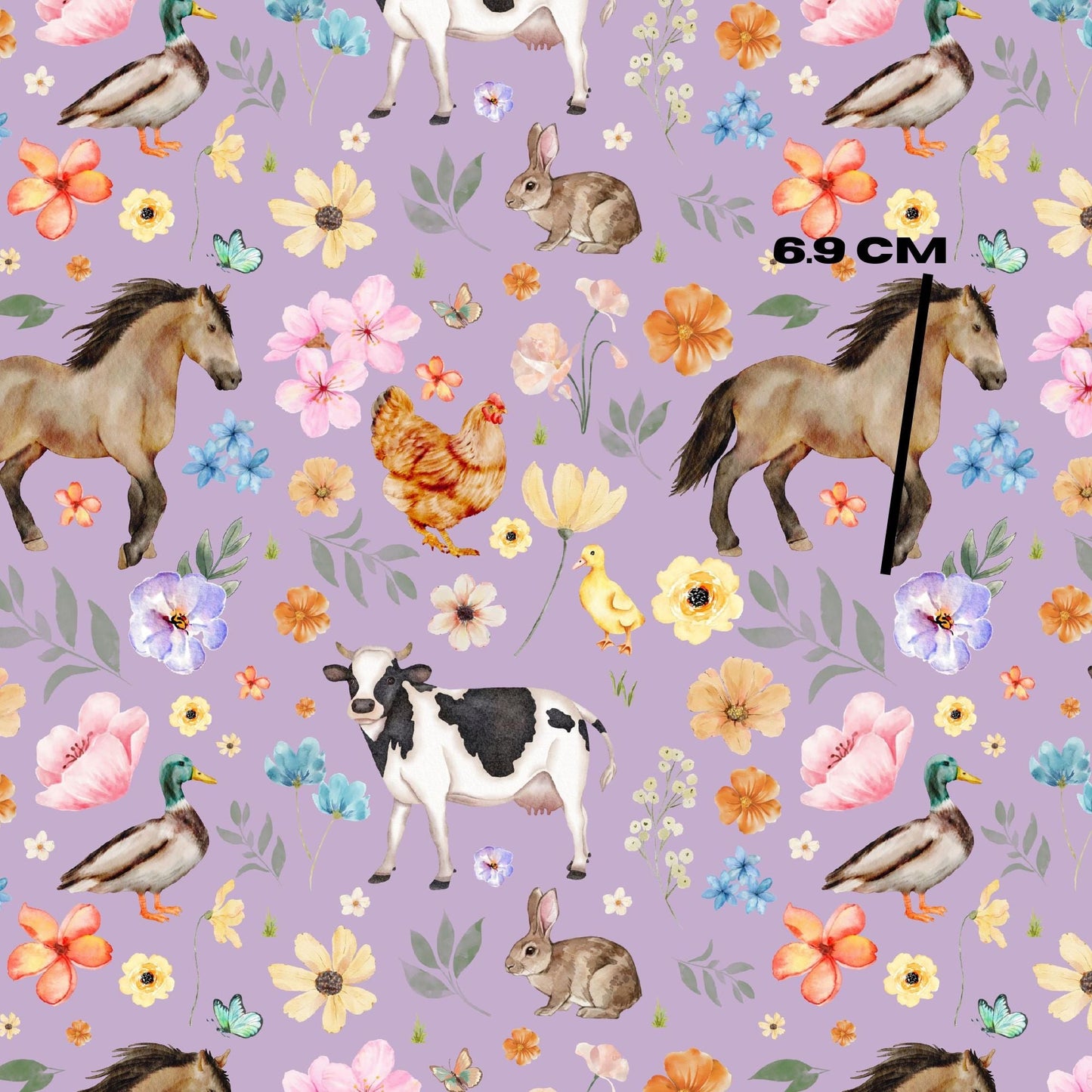 Floral farm purple