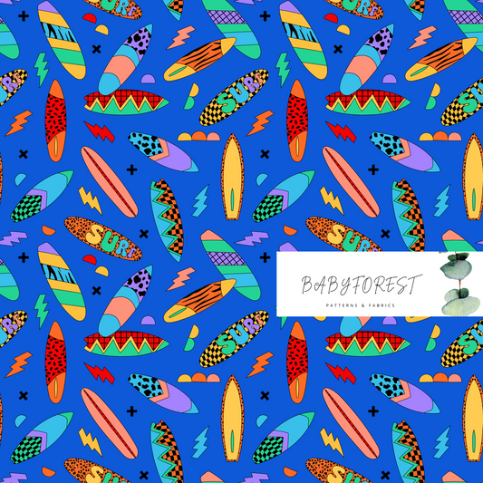 Colourful surf- corduroy small stain