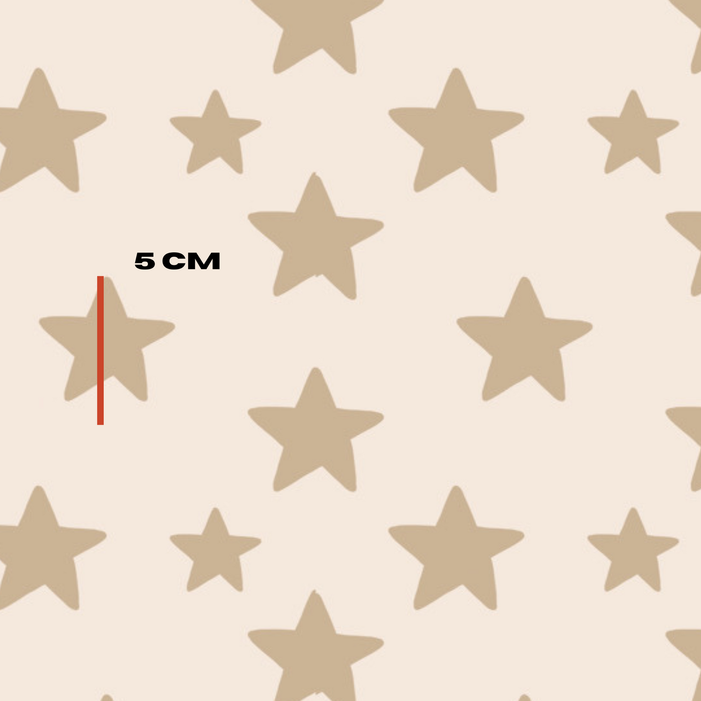 Green stars on beige