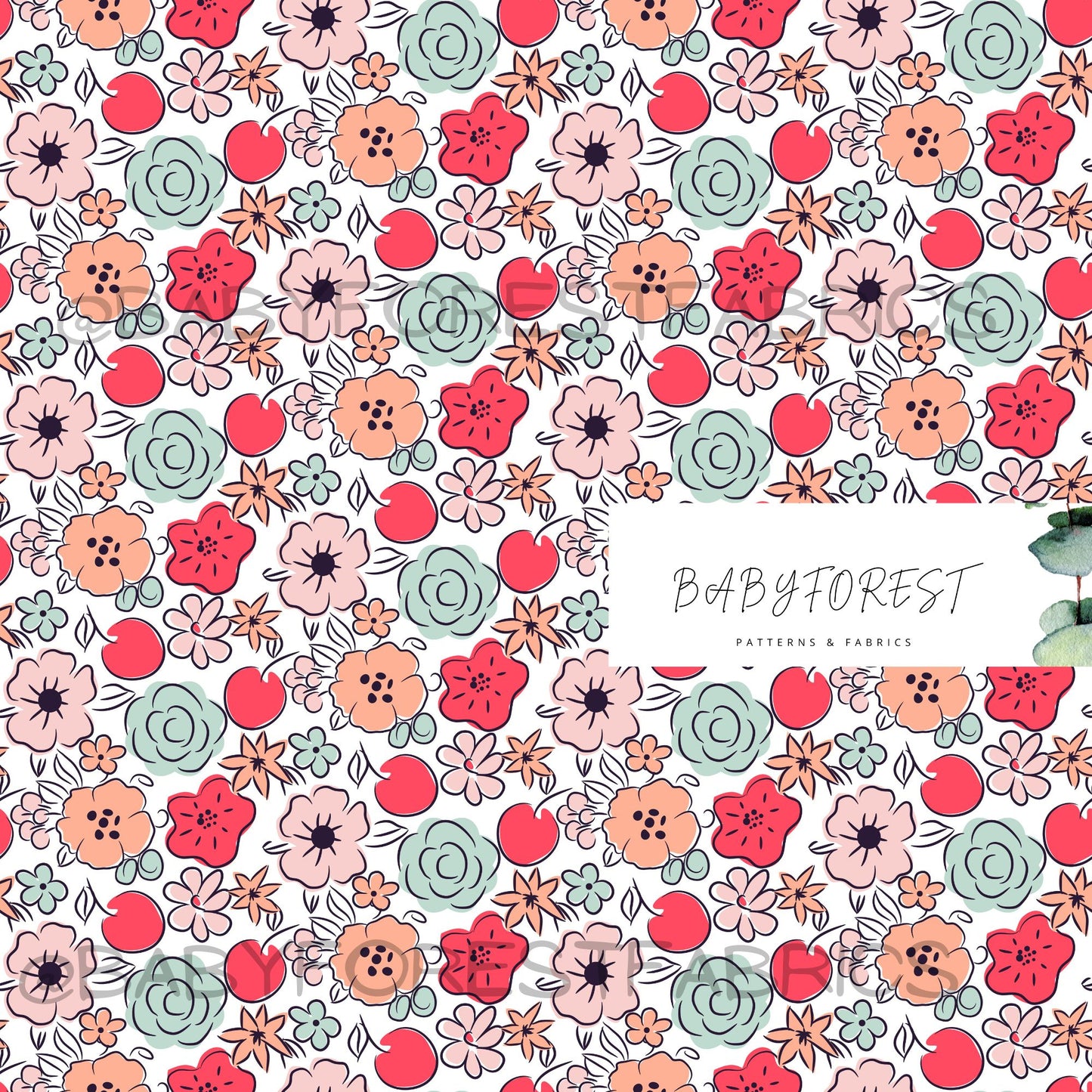 Cherry flower