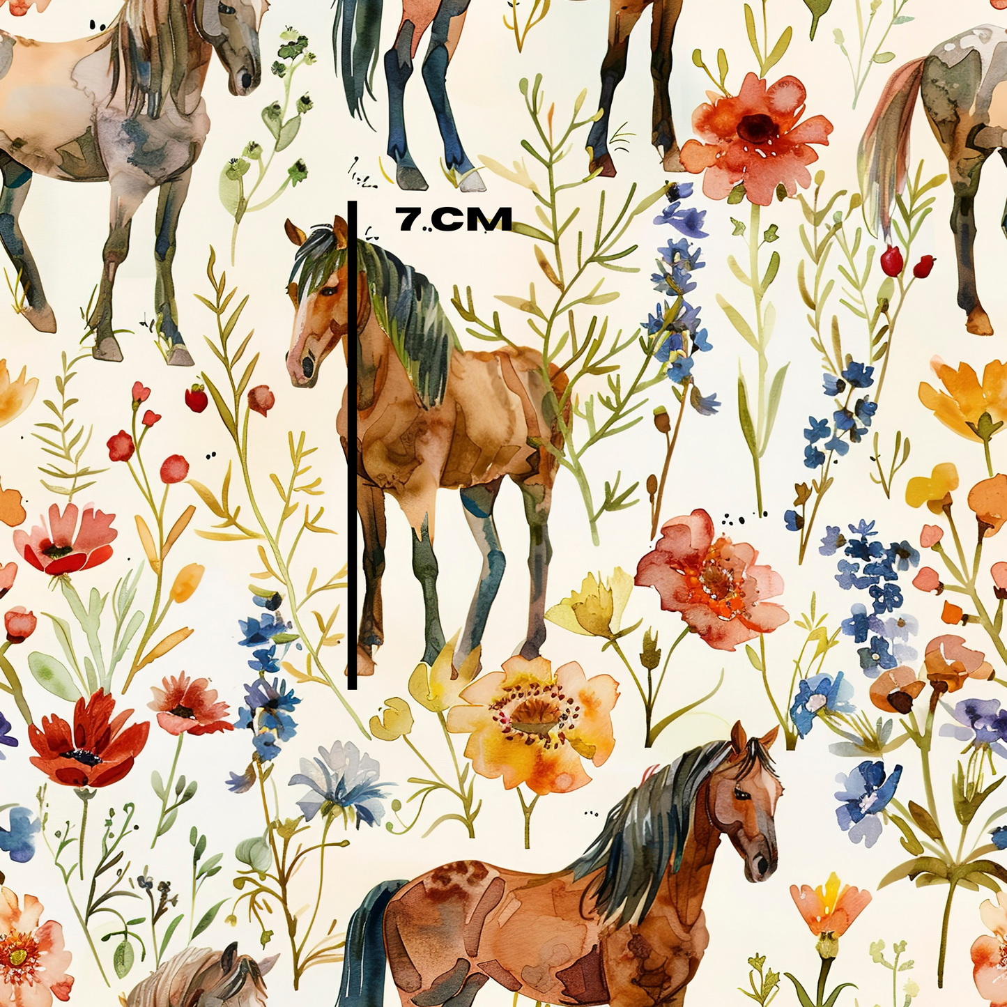 Floral Horse