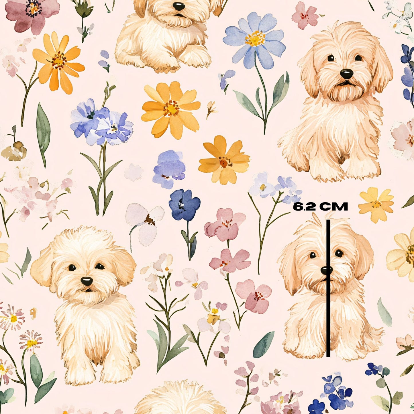Floral dog
