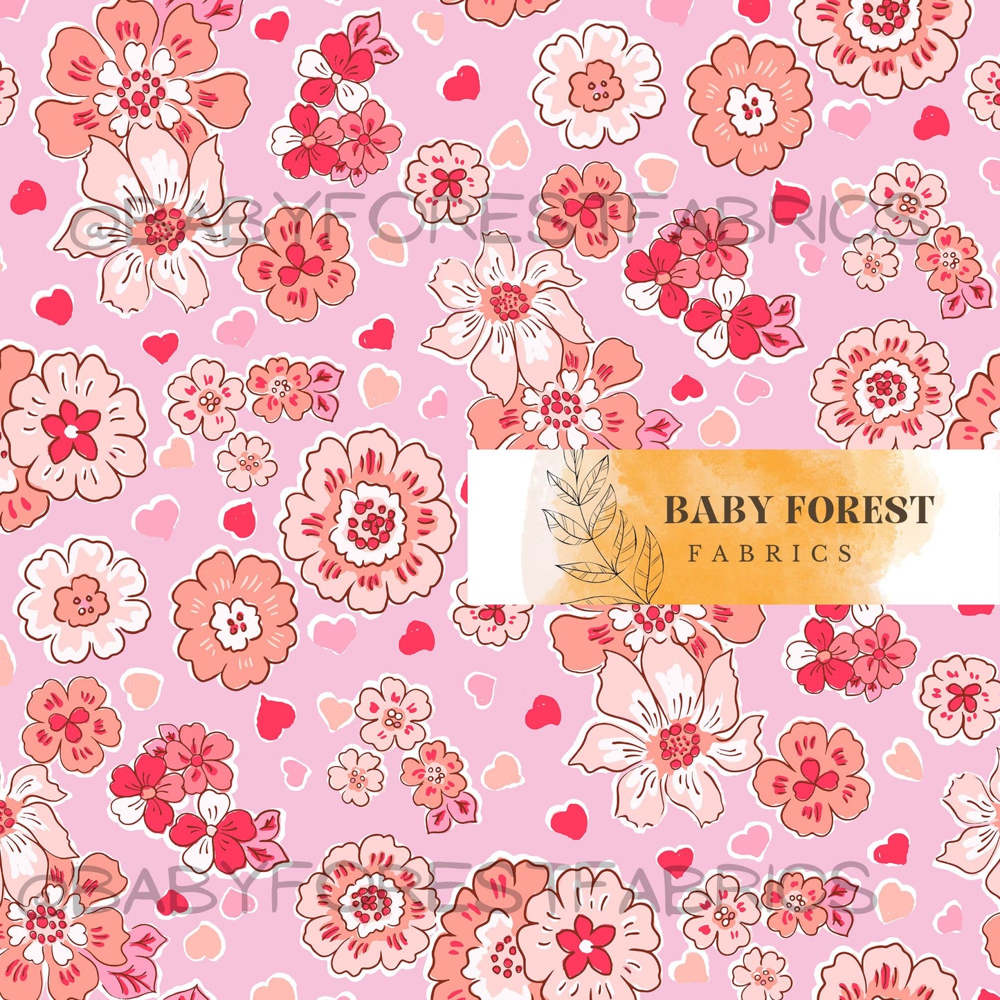 Floral crush pink