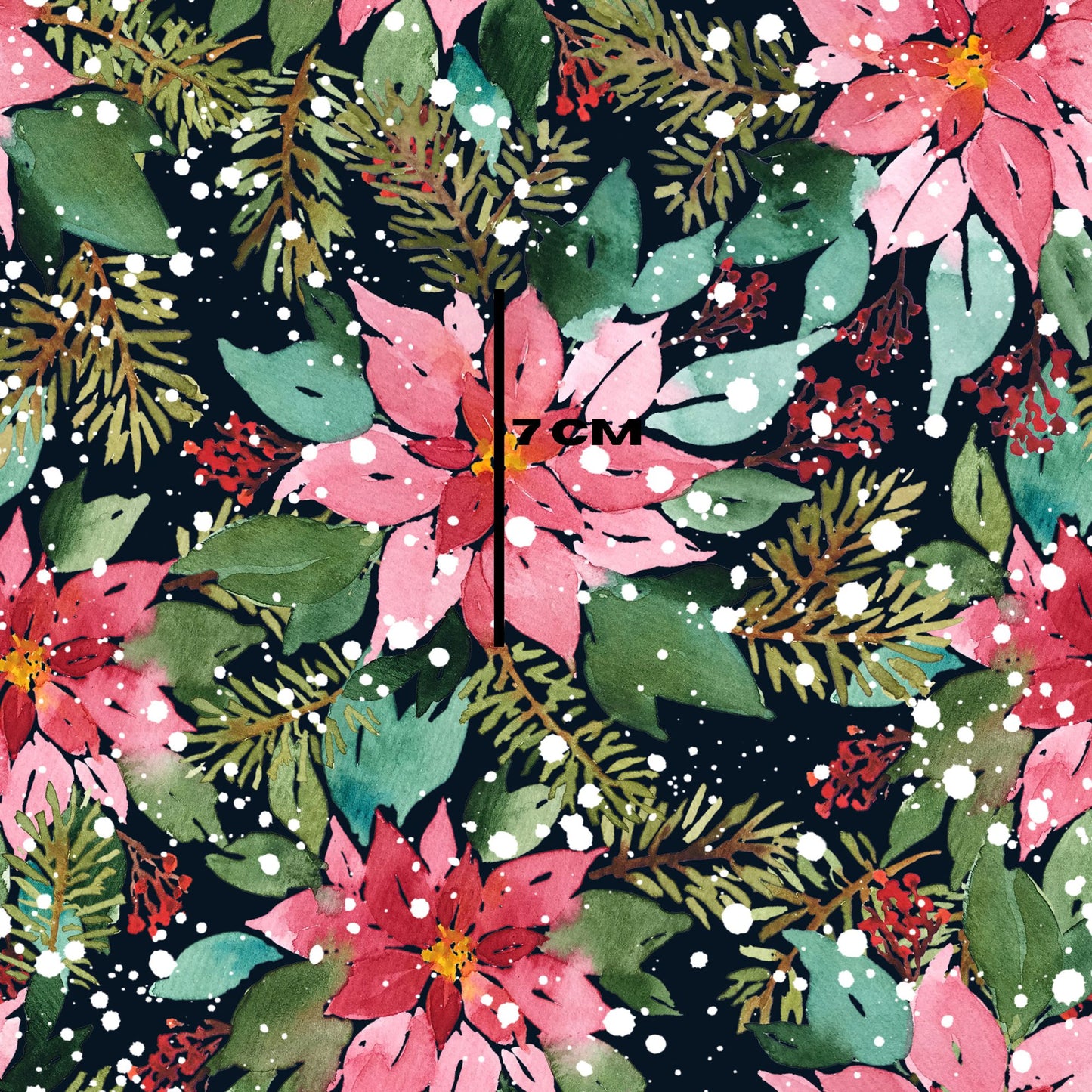 Snowfall Poinsetta