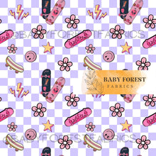 Load image into Gallery viewer, Purple skate checks
