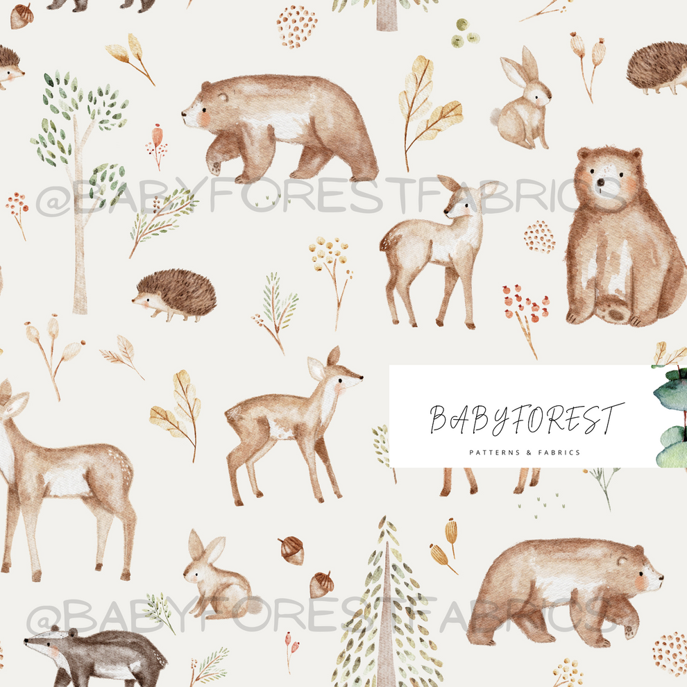 Hickory – Baby Forest Fabrics