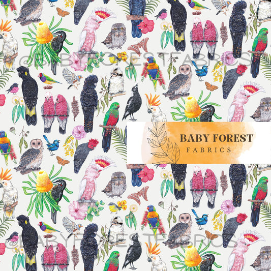 Native explorer birds Cream