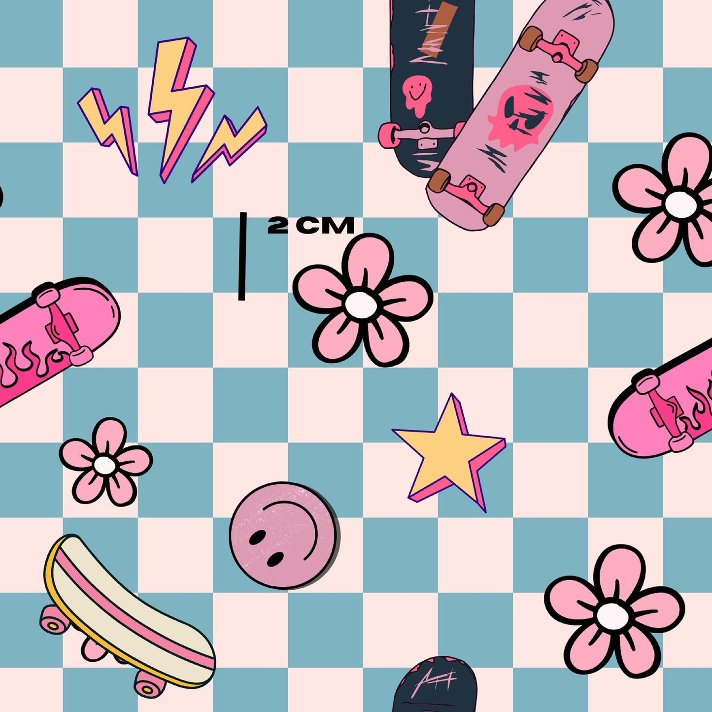 Blue skate checks