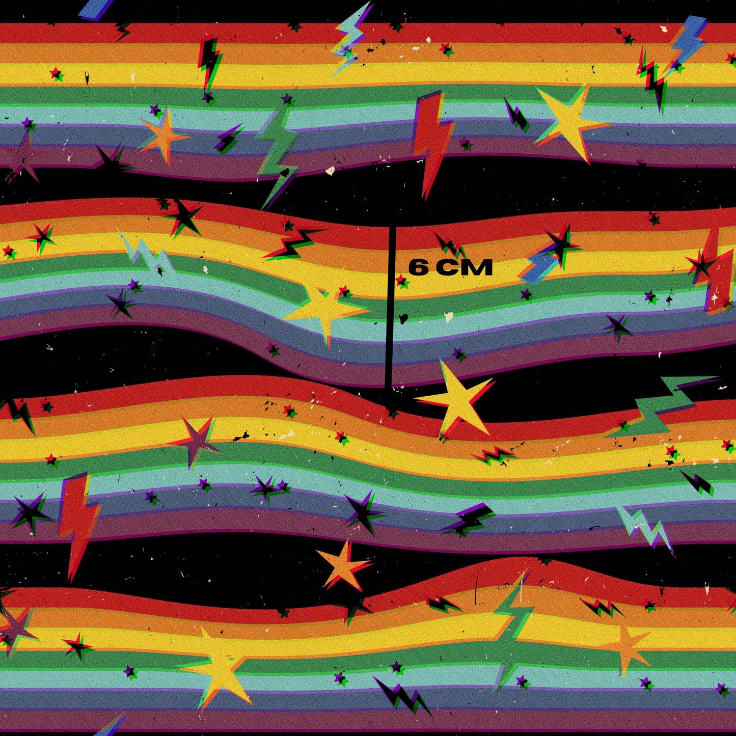 Retro rainbow stripes