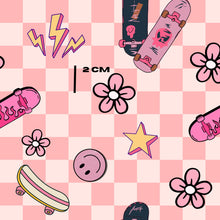 Load image into Gallery viewer, Pink skate checks
