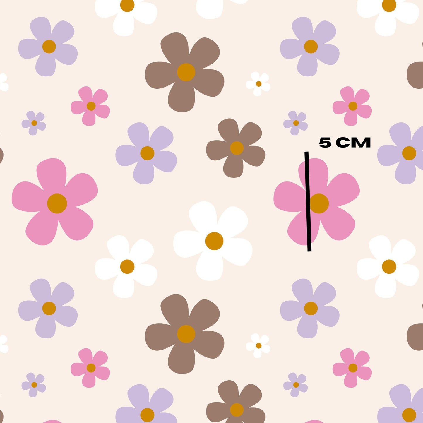 Brown Purple Daisy