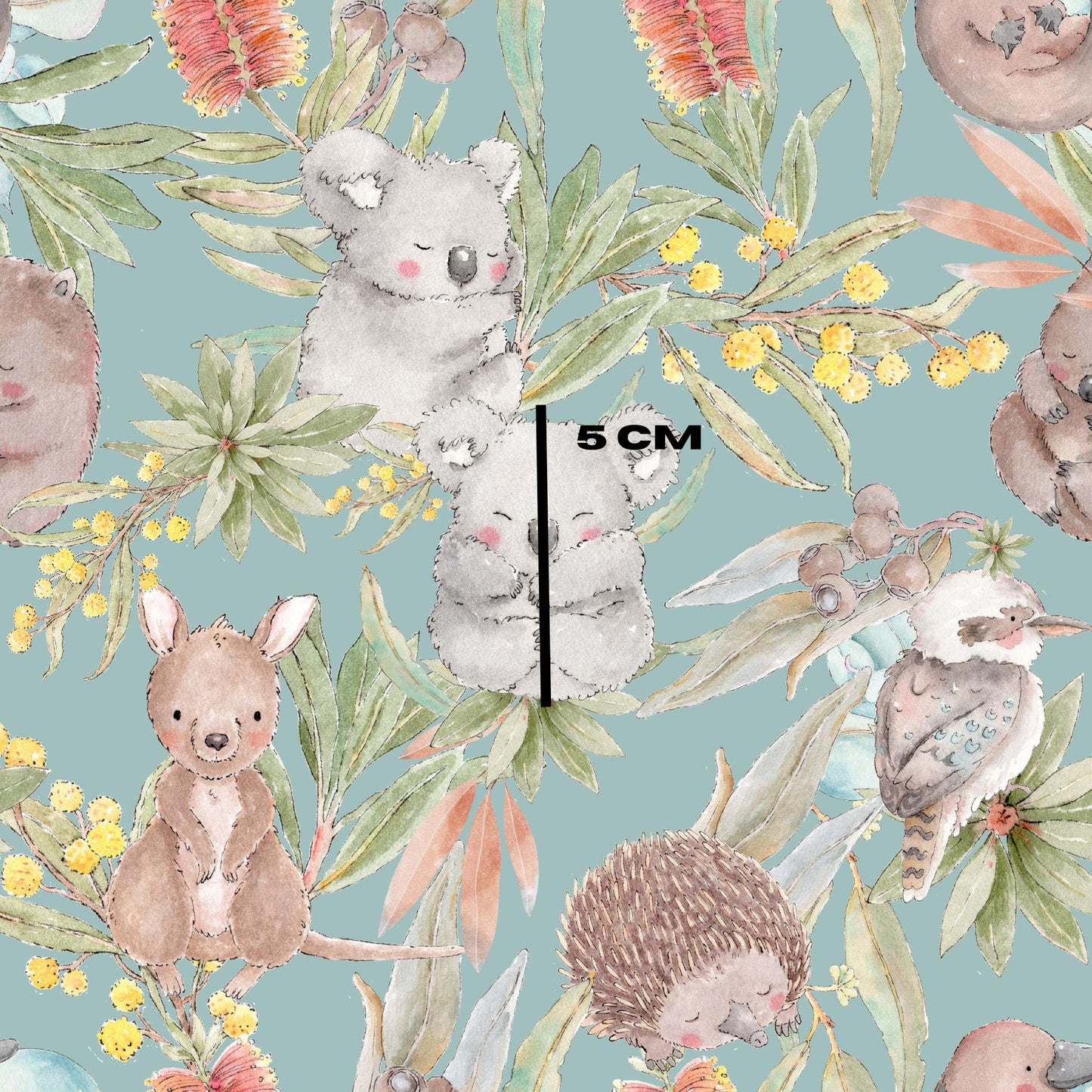 Sleepy Koala Light teal