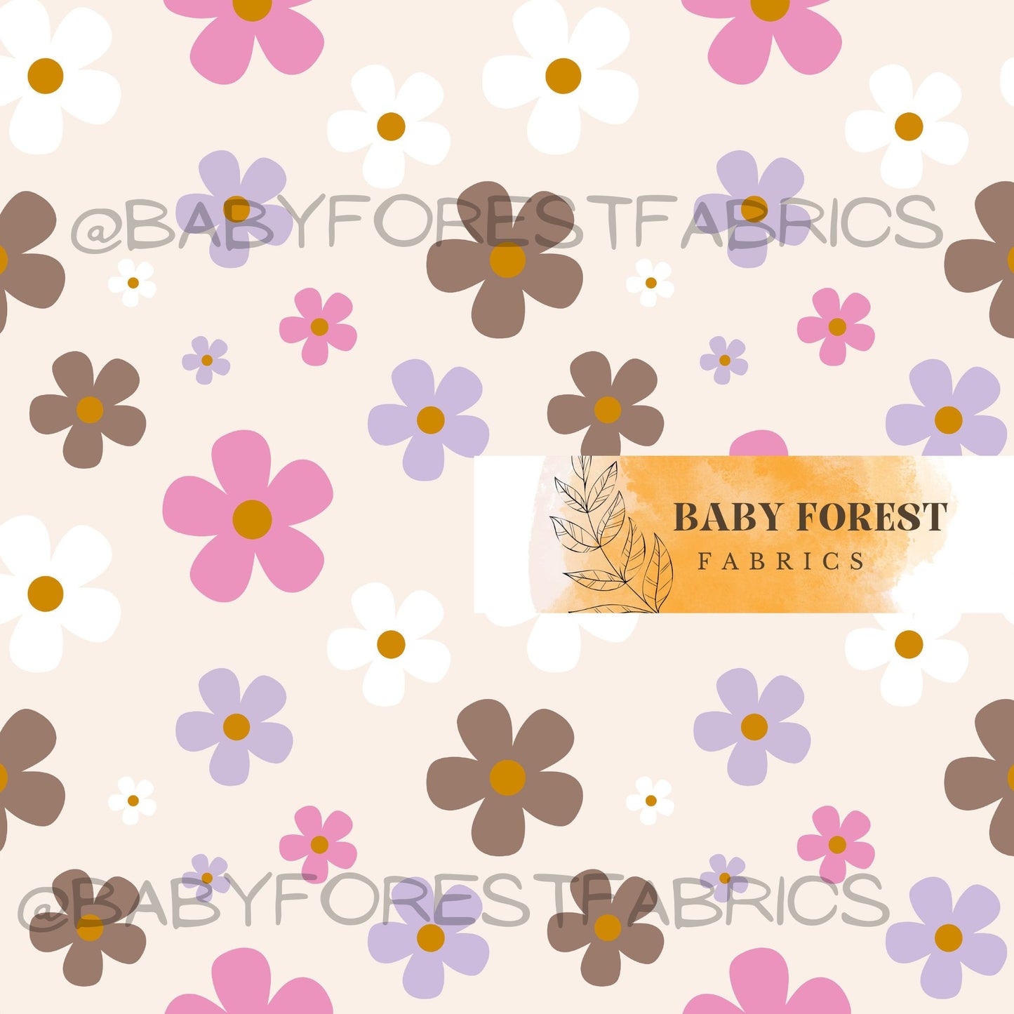 Brown Purple Daisy