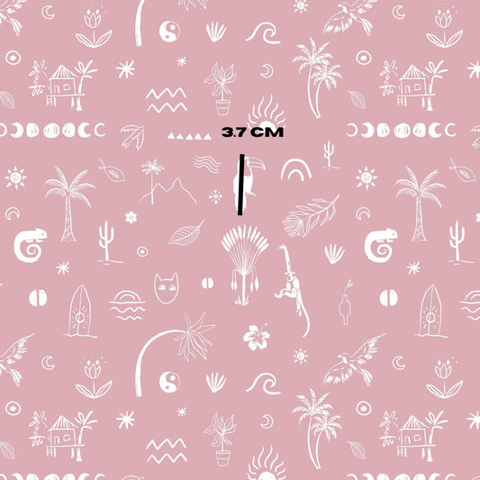 Pink boho jungle