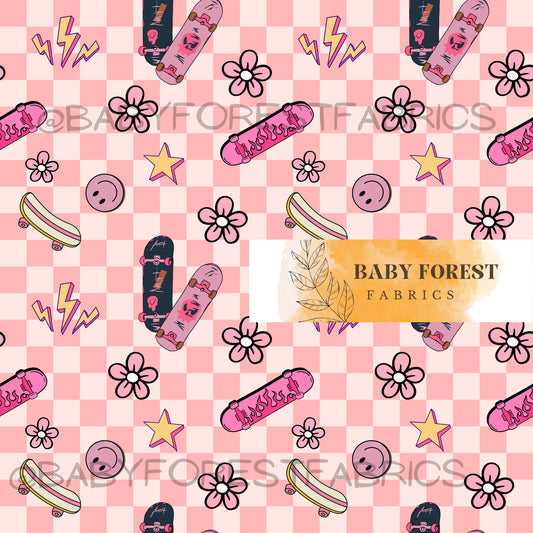 Pink skate checks