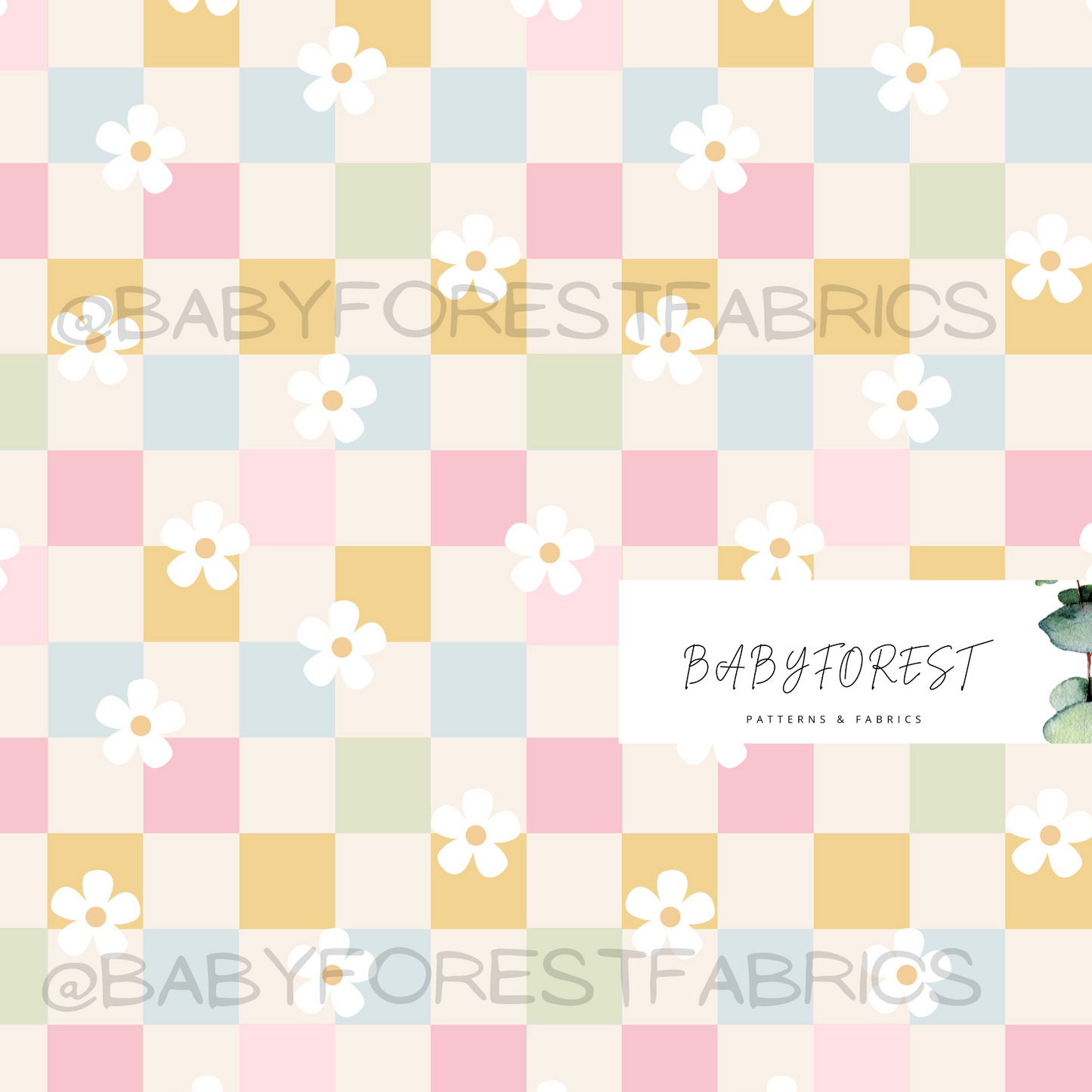 Summer floral checks
