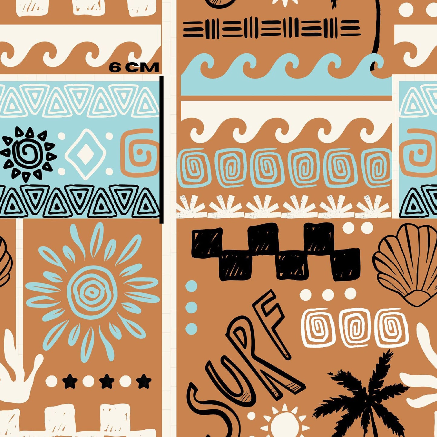 Tiki surf patchwork
