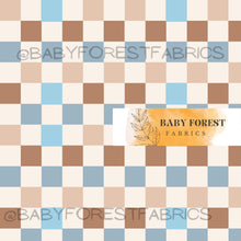 Load image into Gallery viewer, Blue earthy checks
