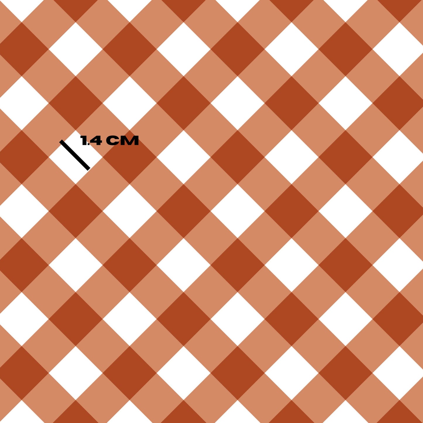 Dark Rust Gingham