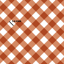Load image into Gallery viewer, Dark Rust Gingham
