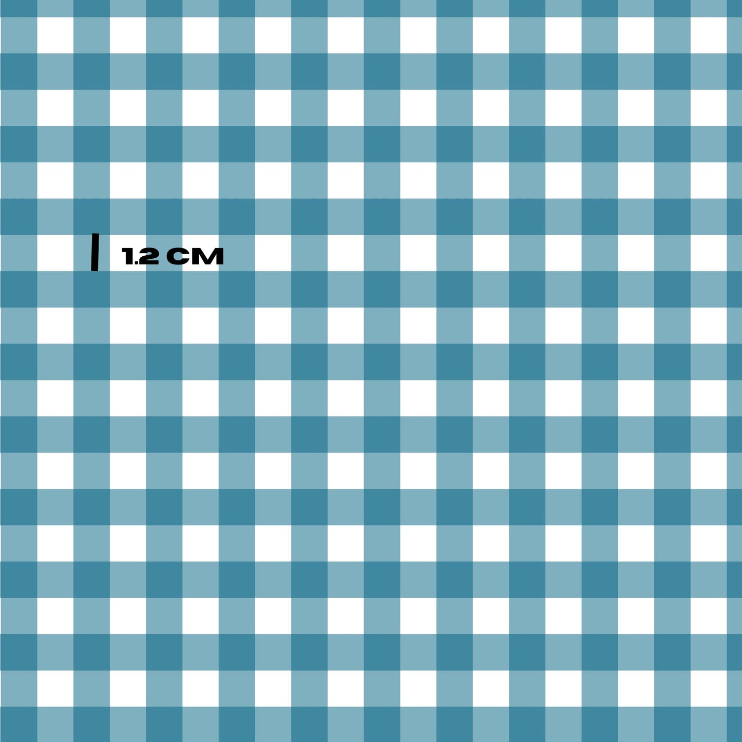 Cerulean gingham