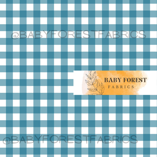 Cerulean gingham
