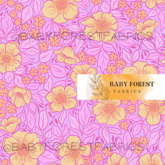 Yellow garden blossom