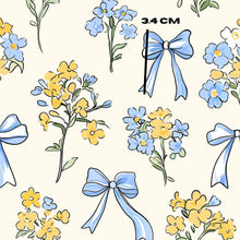 Load image into Gallery viewer, Blue floral bows
