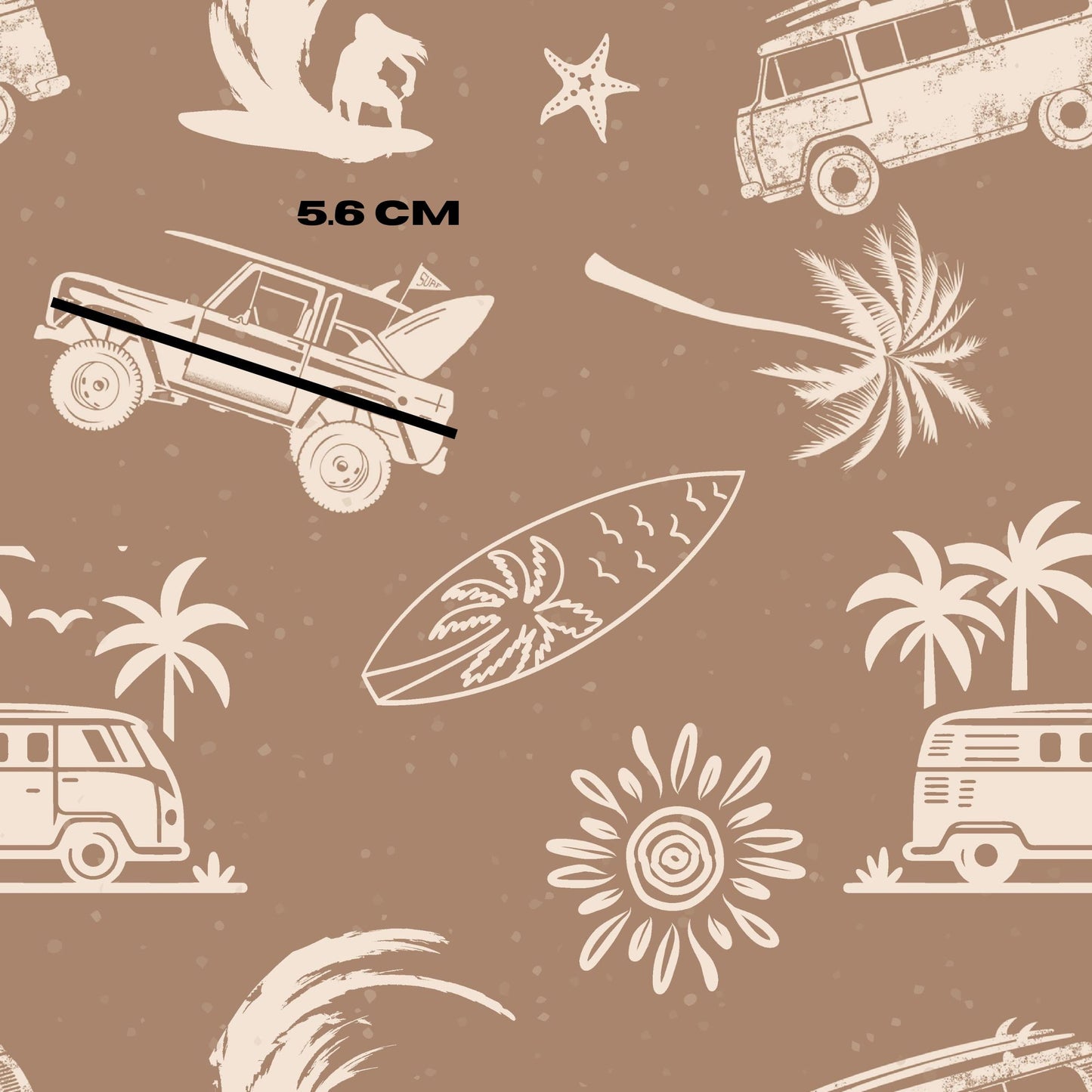 Brown surfing
