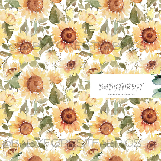 Watercolor Sunflower