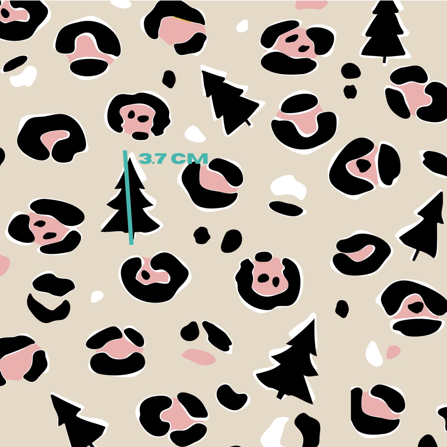 Christmas leopard