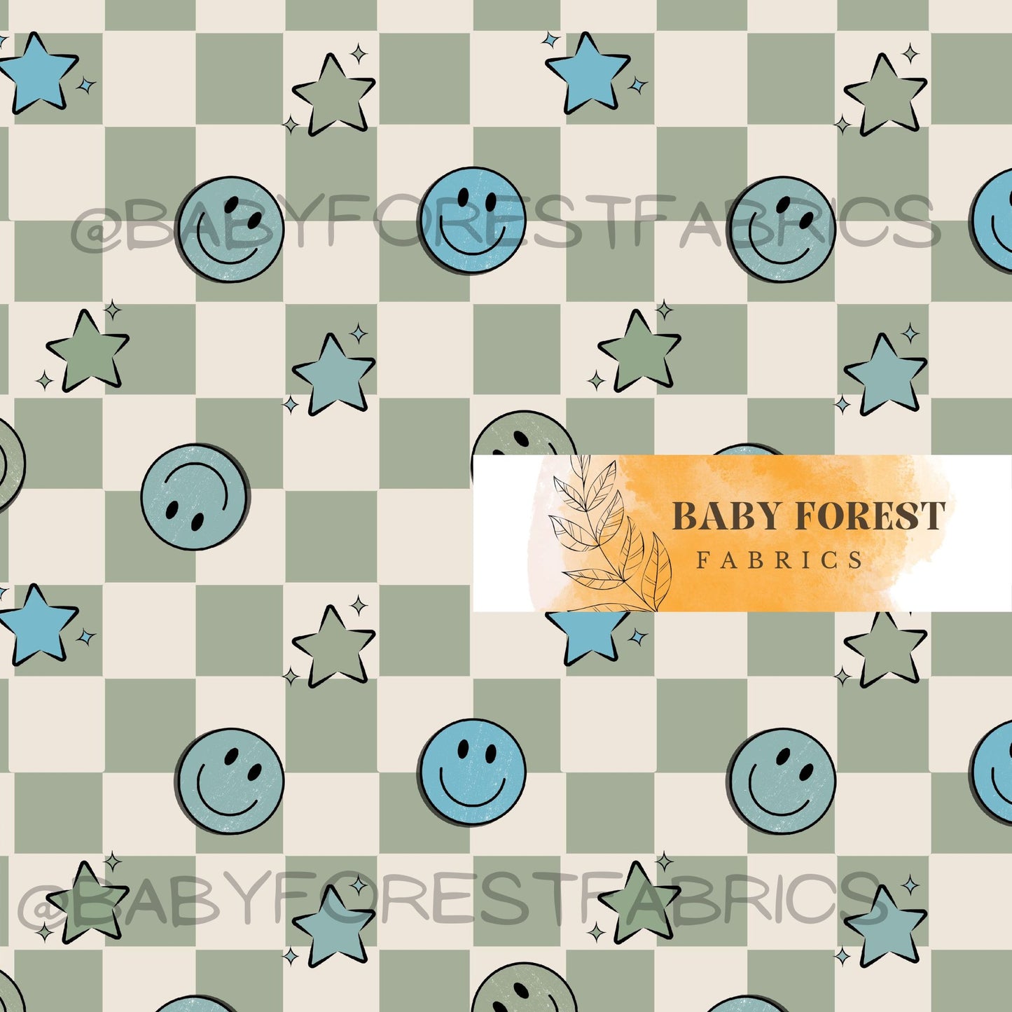 Green blue smiley checks