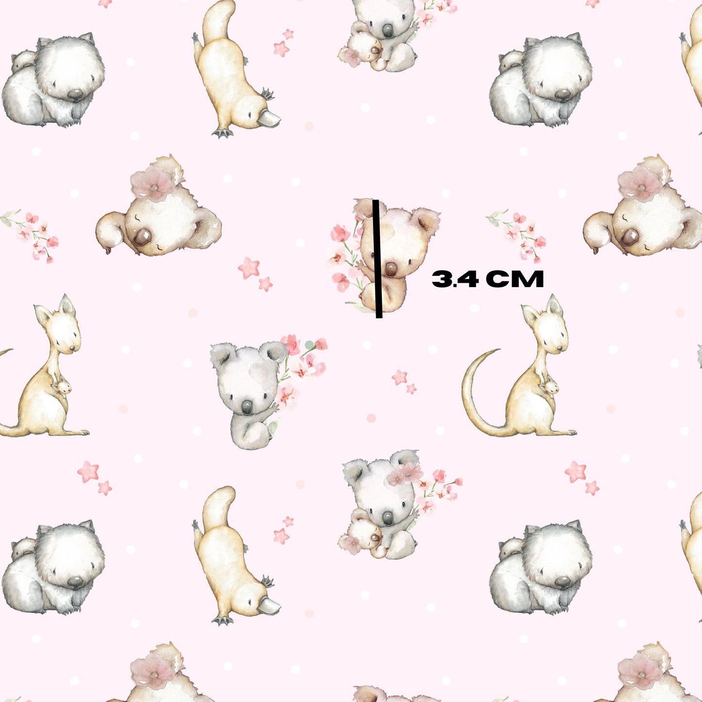 Pink Floral Koala n Friends