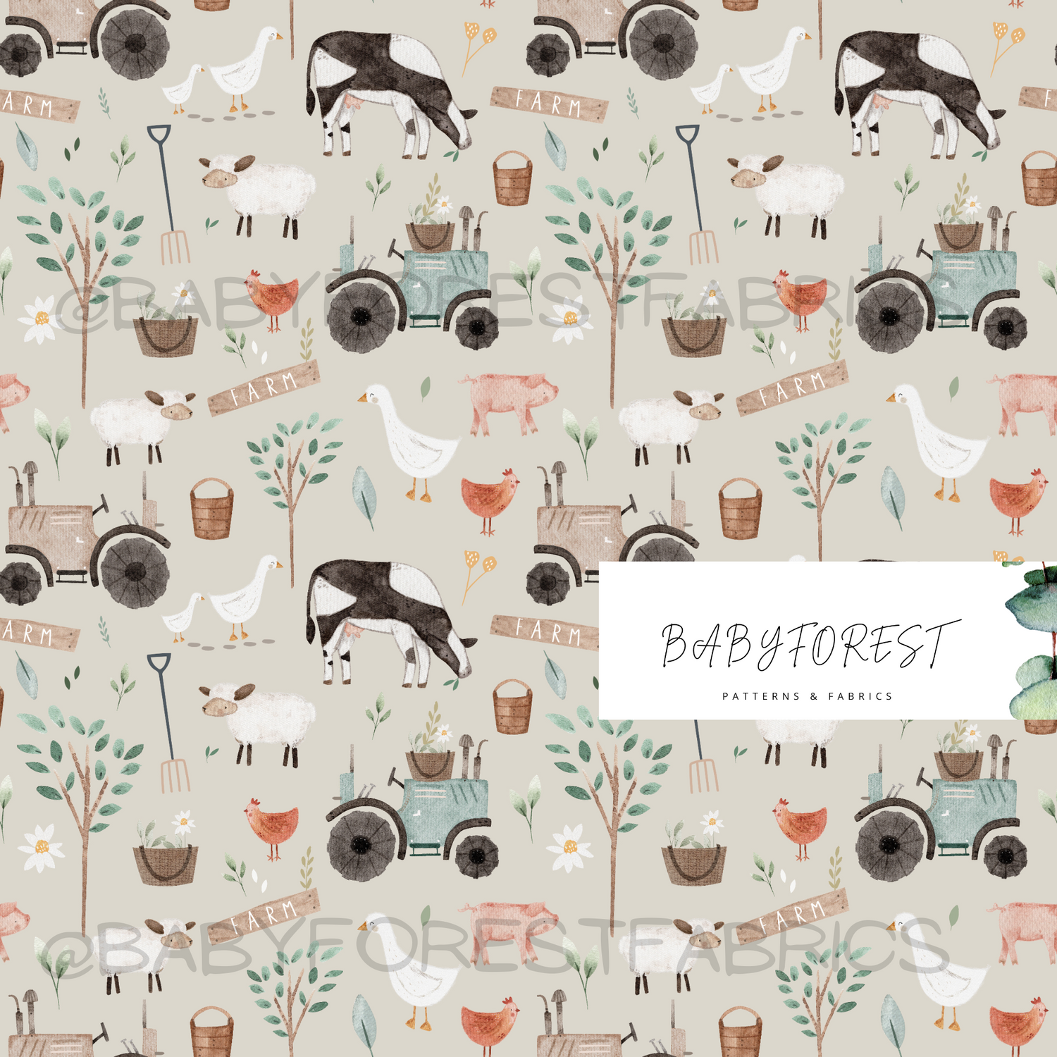 Fabric Store – Baby Forest Fabrics