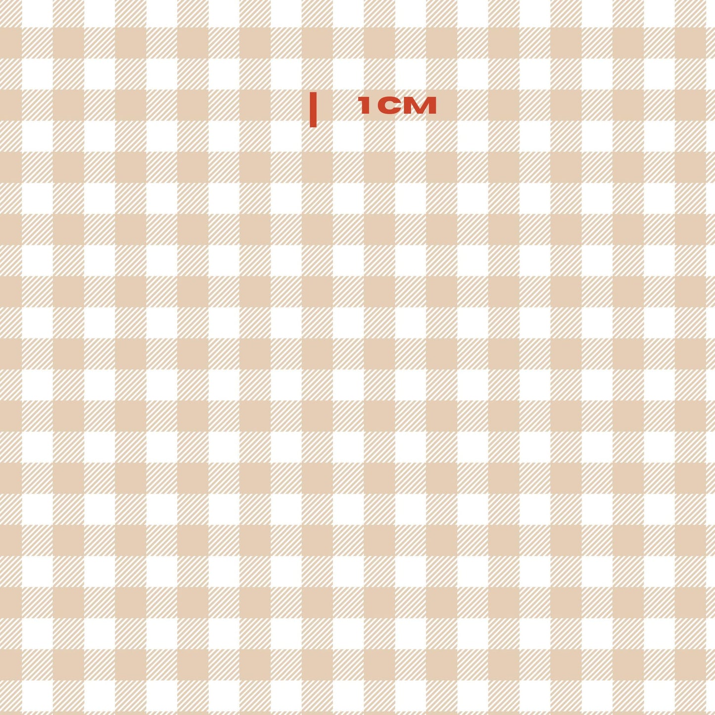 Light Sand Gingham