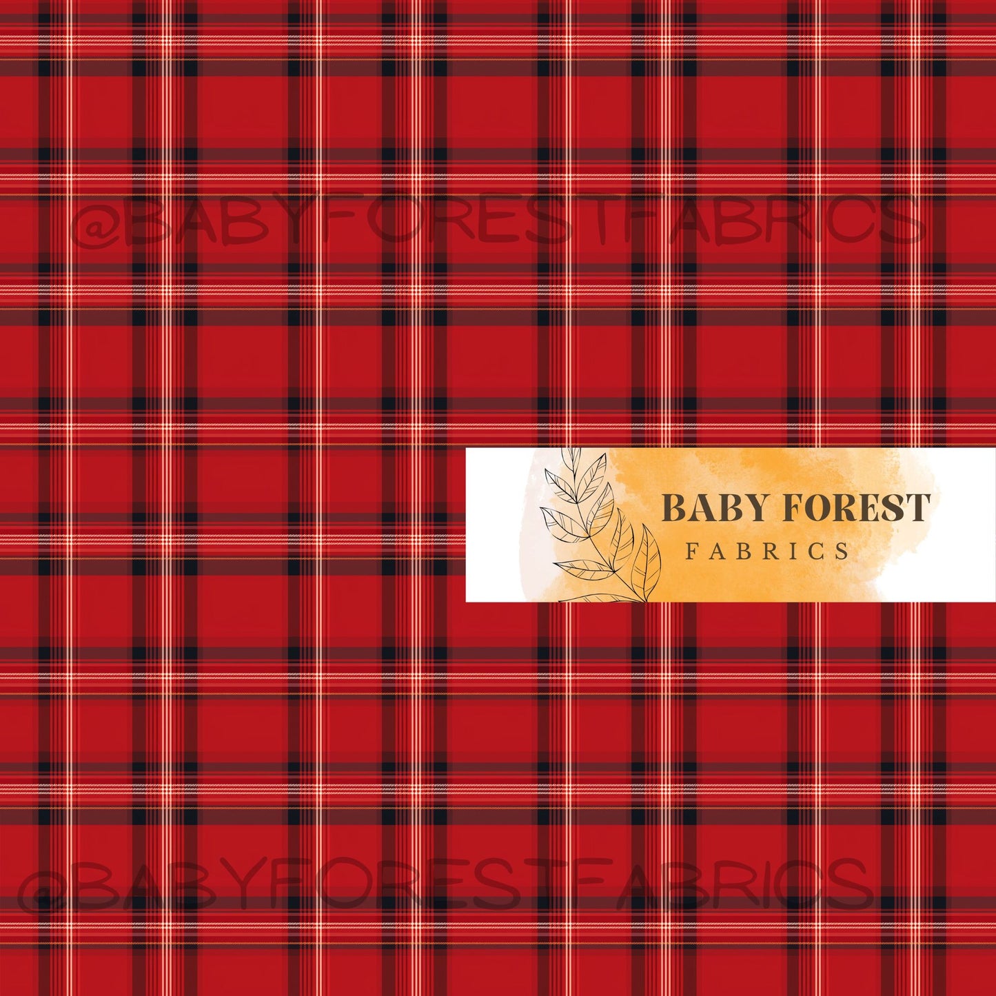 Large red plaid