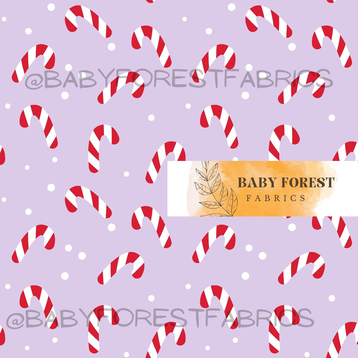 Purple candy canes