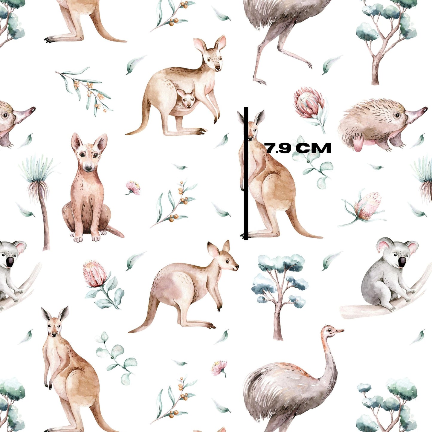 Australia: Australian Animals Fabric