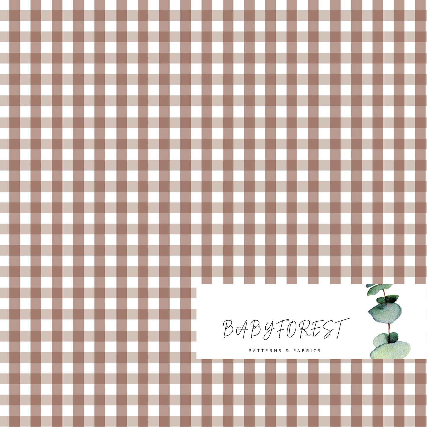 Brown Gingham