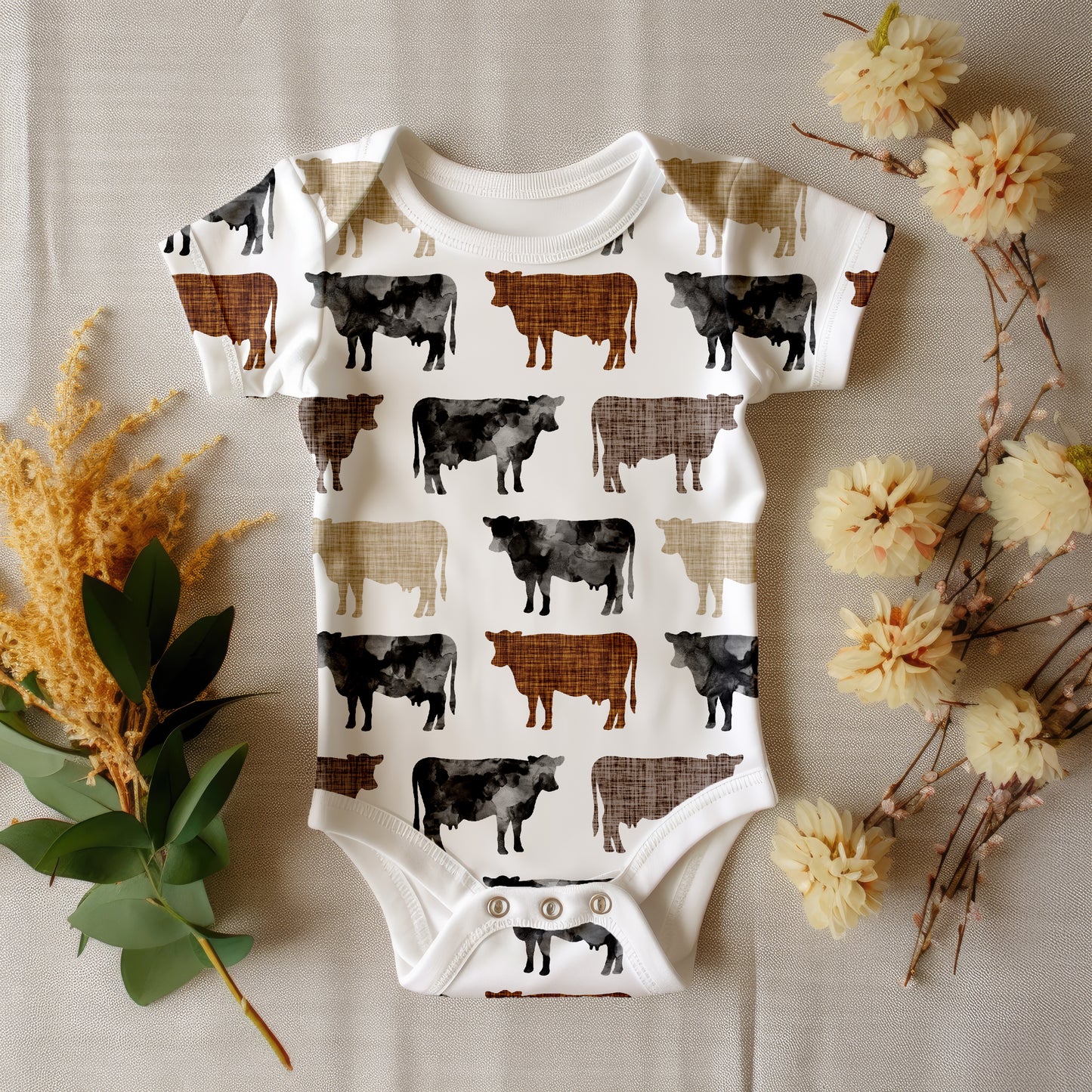Linen cows