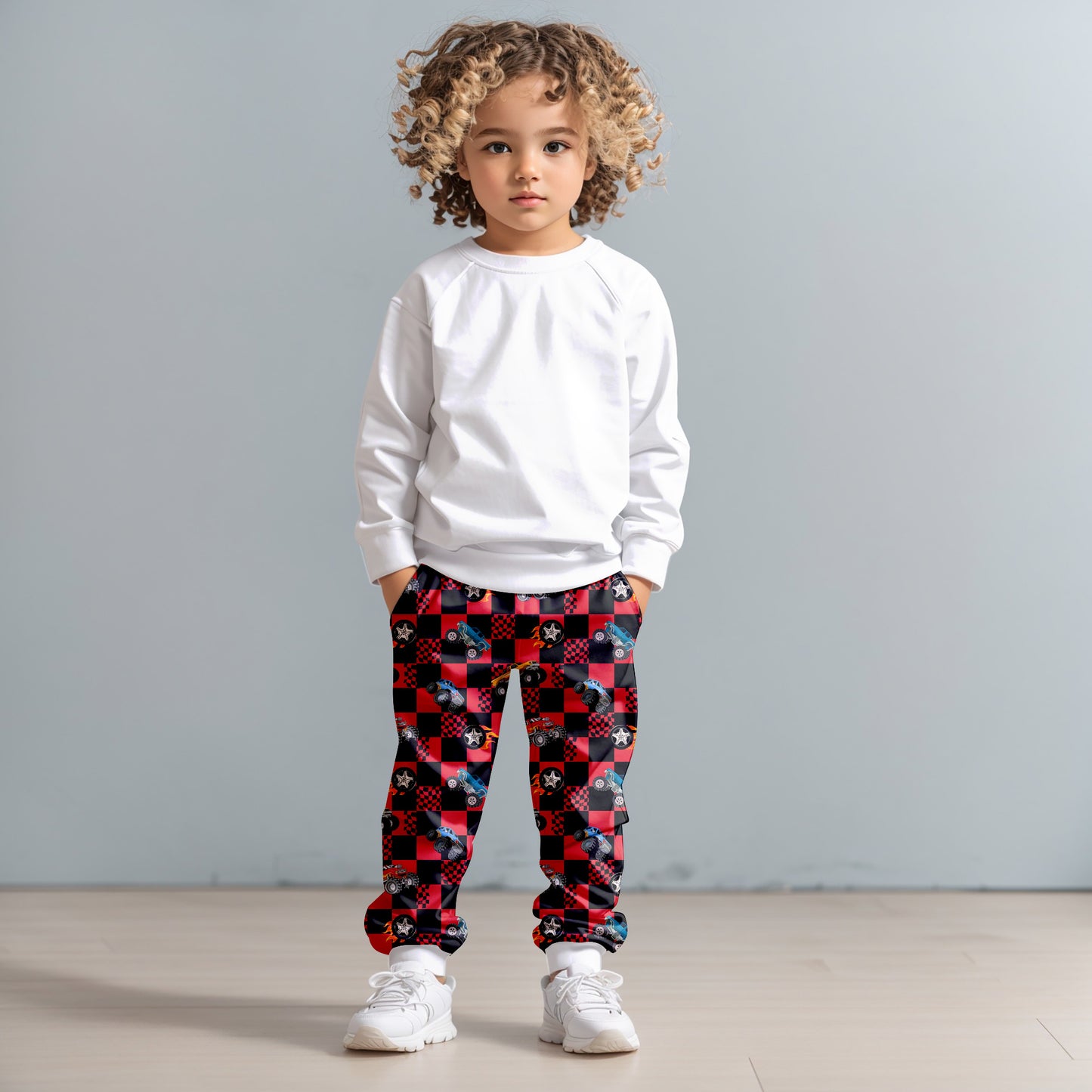 Red check hot wheels