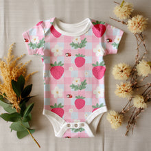 Load image into Gallery viewer, Berry bug gingham
