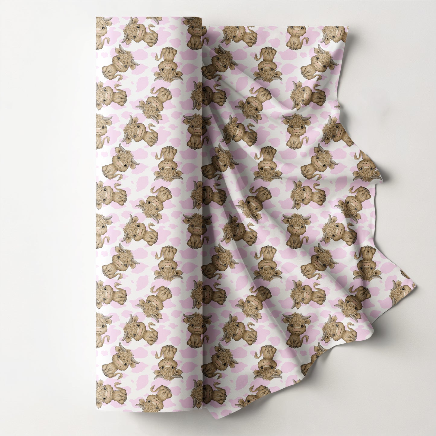 Rosy on pink cow spots