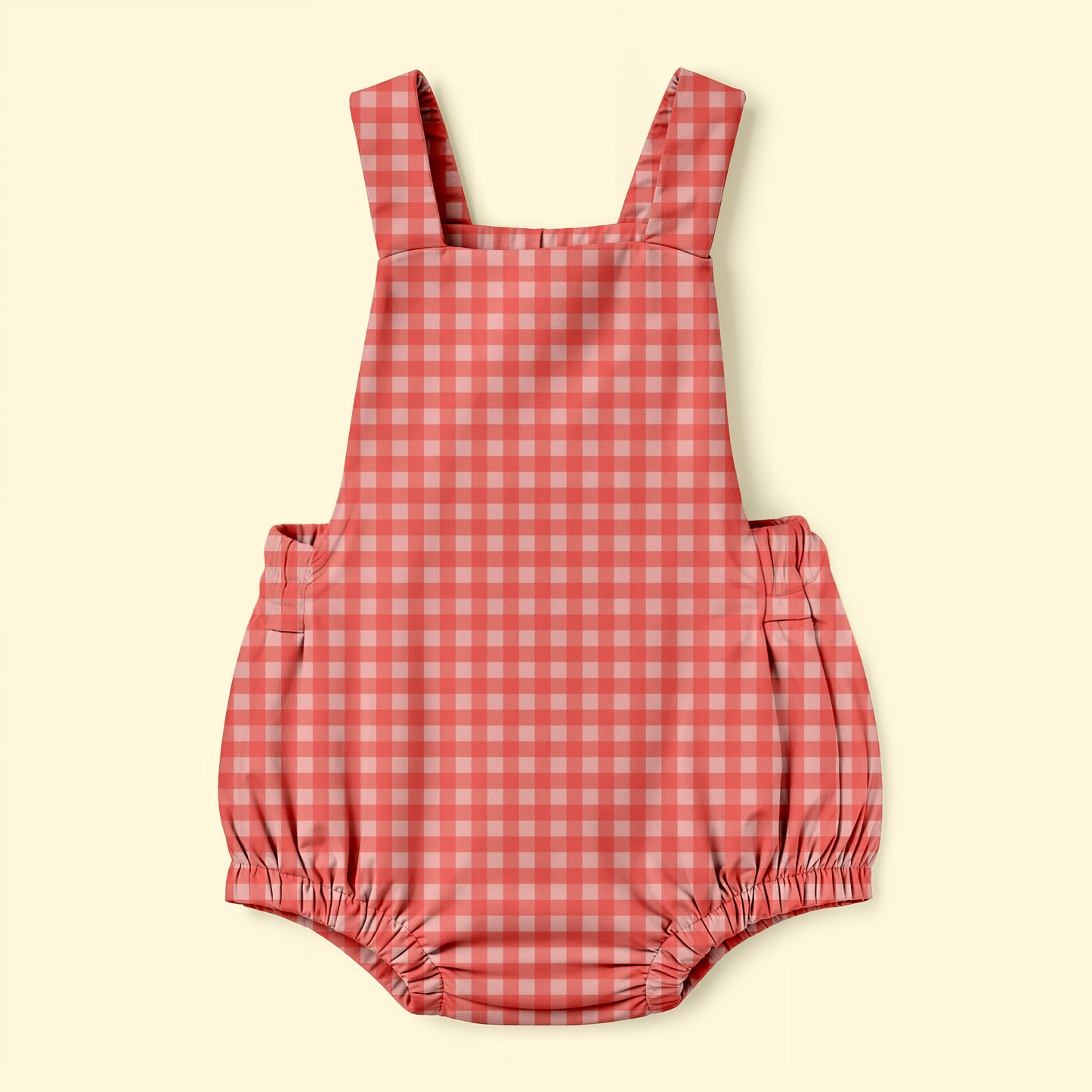 Strawberry pink gingham