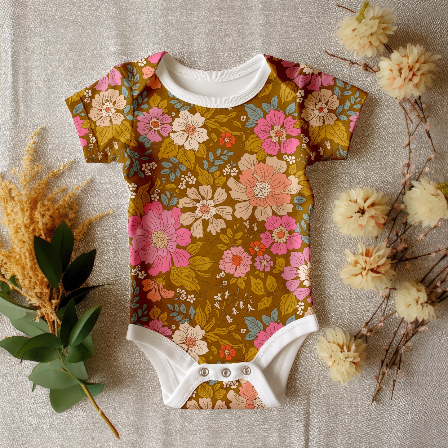 Ochre pink boho