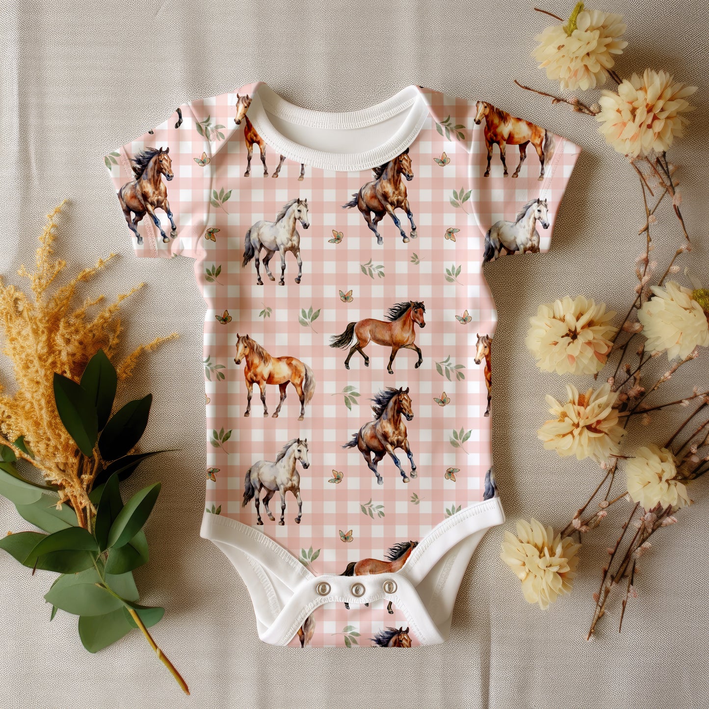 Pink horse