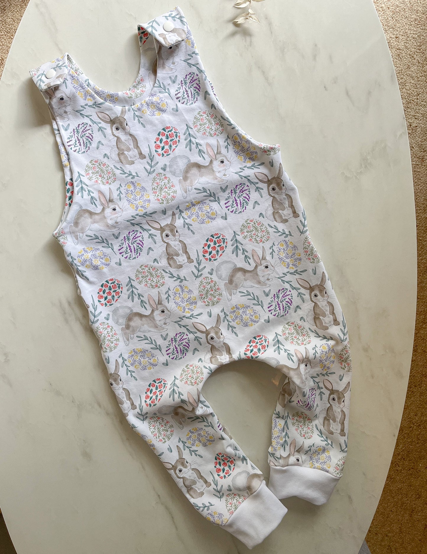 Rabbit and Easter romper